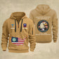 Coast Guard Rating - Personalized 250th America Anniversary Zip Hoodie Multicolor, Land Of The Free Home Of The Brave Zip Hoodie, Custom Military Branch Hoodie - 17691264