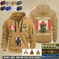 Personalized Canada Soldier/ Veteran With Name, Year And Rank Zip Hoodie Multicolor - 17353440