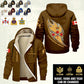 Personalized Canada Soldier/ Veteran With Name And Rank Hoodie Zip Velvet Coat - 17369856