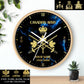 Personalized Canada Soldier/ Veteran With Name, Rank And Year Wooden Clock - 17391456