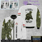 Personalized Canada Soldier/Veteran Camo with Name, Rank Bomber All Over Printed - 17262720