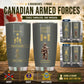 Personalized Canada Veteran/ Soldier With Rank, Year And Name Tumbler - 17180640