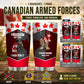 Personalized Canada Veteran/ Soldier With Name And Year Camo Tumbler - 1756166401