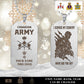 Personalized Canada Soldier/Veteran with Rank, Name & Year Dog Tag Necklace - 17639424