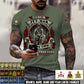 Personalized Canada Soldier/Veteran Camo with Name, Year and Rank T-Shirt All Over Printed - 17413056