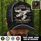U.S. Air Force - Custom Best Dad Ever Cap, Personalized Name & Rank Cap - 1778544003