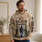 Personalized Belgium Soldier/Veteran with Name & Rank Hoodie All Over Printed - 17785440