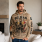 Personalized Belgium Soldier/Veteran with Name & Rank Hoodie All Over Printed - 17786304
