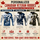 Personalized Canada Soldier/Veteran with Name & Rank Hoodie All Over Printed - 17778528