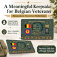 Personalized Belgium Soldier/ Veteran With Rank, Name And Year Aluminum Wallet Card - 17637696