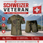 Personalized Swiss Soldier/ Veteran Camo With Name And Rank Combo T-Shirt + Short 3D Printed - 17152992