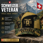 Personalisierter Rang und Name Schweizer Soldat/Veteranen Camo Baseball Cap Veteran - 17109792