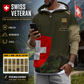 Personalized Swiss Soldier/ Veteran Camo With Name And Rank Hoodie - 1699574402