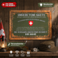 Personalisiertes Metallschild mit Schweizer Soldaten-/Veteranen-Motiv – 17254944