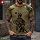 Personalized Swiss Soldier/ Veteran Camo With Name And Rank T-shirt 3D Printed - 17023392