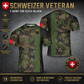 Personalized Swiss Solider/ Veteran Camo With Name And Rank T-Shirt 3D Printed - 1706054401