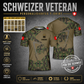 Personalisiertes Schweizer Soldat/Veteranen-Tarn-T-Shirt mit Namen und Rang, 3D-Druck – 2801240002