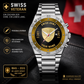 Personalized Swiss Soldier/ Veteran With Name, Rank And Year Gentleman Stainless Steel Watch - 17387136