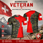 Personalized Swiss Solider/ Veteran Camo With Name And Rank T-Shirt 3D Printed - 1706140802