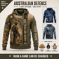 Personalized Australia Soldier/Veteran with Name & Rank Hoodie All Over Printed - 17783712