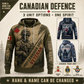 Personalized Canada Soldier/Veteran with Name & Rank Hoodie All Over Printed - 17785440
