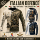 Personalized Italy Soldier/Veteran with Name & Rank Hoodie All Over Printed - 17776800