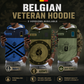Personalized Belgium Soldier/ Veteran Camo With Name And Rank Hoodie 3D Printed - 17604864