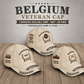 Baseballkappe für belgische Soldaten/Veteranen mit personalisiertem Rang, Jahr und Namen – 1721260803