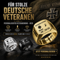 Personalized Germany Soldier/Veteran with Name, Year and Rank Engraved Men’s Ring - 17635104