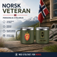 Personalized Norway Soldier/ Veteran With Name And Rank Stainless Steel Coffee Mug Printed - 17292096