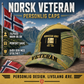 Personalisierter Rang und Name Norwegen Soldat/Veteranen Camo Baseball Cap Veteran - 16793568