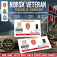 Personalized Norway Soldier/ Veteran With Rank, Name And Year Aluminum Wallet Card - 17472672