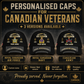 Canadian Veteran Cap – Customizable Rank, Name and Year - 1757376005