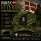 Casquette de baseball personnalisée avec nom et grade pour soldat/vétéran du Danemark - 17083872
