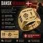Personalized Denmark Soldier/Veteran with Name, Year and Rank Engraved Men’s Ring - 17635104