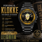 Personalized Norway Soldier/ Veteran With Name, Rank And Year Gentleman Stainless Steel Watch - 17387136