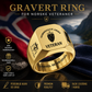 Personalized Norway Soldier/Veteran with Name and Rank Engraved Men’s Ring - 17629920