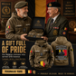 Personalized Belgium Soldier/Veteran Vintage Hoodie All Over Printed - 1760313603