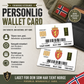 Personalized Norway Soldier/ Veteran With Rank, Name And Year Aluminum Wallet Card - 1750723201