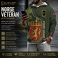 Personalized Norway Soldier/ Veteran Camo With Name And Rank Hoodie - 1699574403