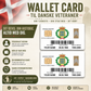 Personalized Denmark Soldier/ Veteran With Rank, Name And Year Aluminum Wallet Card - 17507232