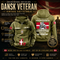 Personalized Denmark Soldier/Veteran Vintage Hoodie All Over Printed - 1760400005
