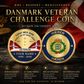 Personalized Denmark Veteran/ Soldier With Rank, Name And Year Challenge Coin - 17731008