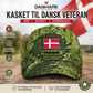 Casquette de baseball personnalisée avec nom de soldat/vétéran du Danemark - 16841952 - D04