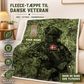Couverture polaire personnalisée avec camouflage de soldat/vétéran du Danemark avec nom et grade, imprimée en 3D - 0608230001