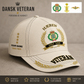 Personalized Rank, Year And Name Denmark Soldier/Veterans Baseball Cap - 17536608