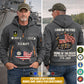 Navy Badge - Land Of The Free Home Of The Brave – Personalized Zip Hoodie Multicolor, Custom Rank Unit Military Branch Zip Hoodie Multicolor, 250th USA, 4th of July - 17700768