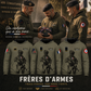 Sweat à capuche personnalisé avec nom et grade de soldat/vétéran de la France - 1686614401