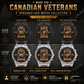Personalized Canada Soldier/ Veteran With Name And Rank Gentleman Stainless Steel Watch - 17424288