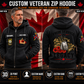 Personalized Canada Soldier/Veteran Tactical Zip Hoodie, Canadian Veteran - QK1780272005